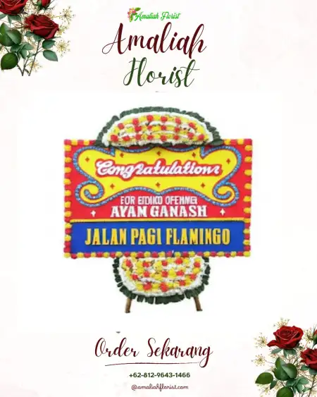 Sewa Papan Bunga sedong
